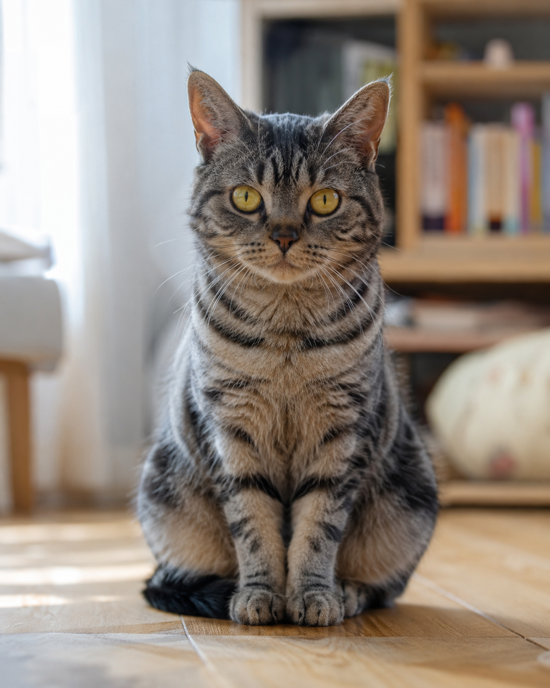 怯える猫のイメージ